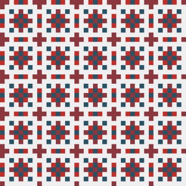 Soyut çapraz desenli üretken hesaplama sanatı çizimi