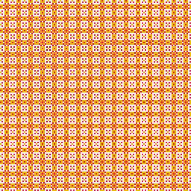 Soyut geometrik desen üretken hesaplama sanatı illüstrasyonu, fayans renk parçalarının taklidi