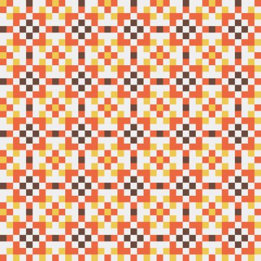 Soyut çapraz desenli üretken hesaplama sanatı çizimi