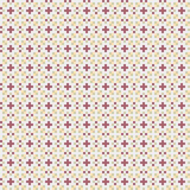 Soyut geometrik desen üretken hesaplama sanatı illüstrasyonu, fayans renk parçalarının taklidi