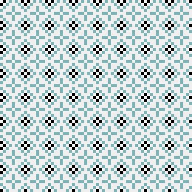 Soyut geometrik desen üretken hesaplama sanatı illüstrasyonu, fayans renk parçalarının taklidi