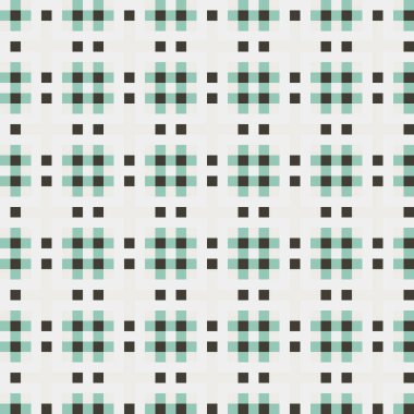 Soyut geometrik desen üretken hesaplama sanatı illüstrasyonu, fayans renk parçalarının taklidi