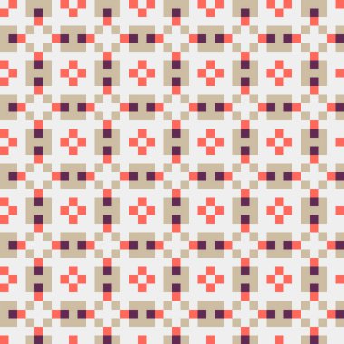 Soyut çapraz desenli üretken hesaplama sanatı çizimi