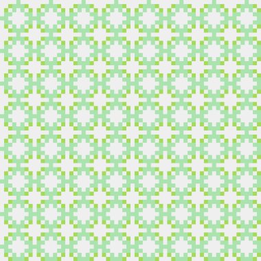 Soyut çapraz desenli üretken hesaplama sanatı çizimi