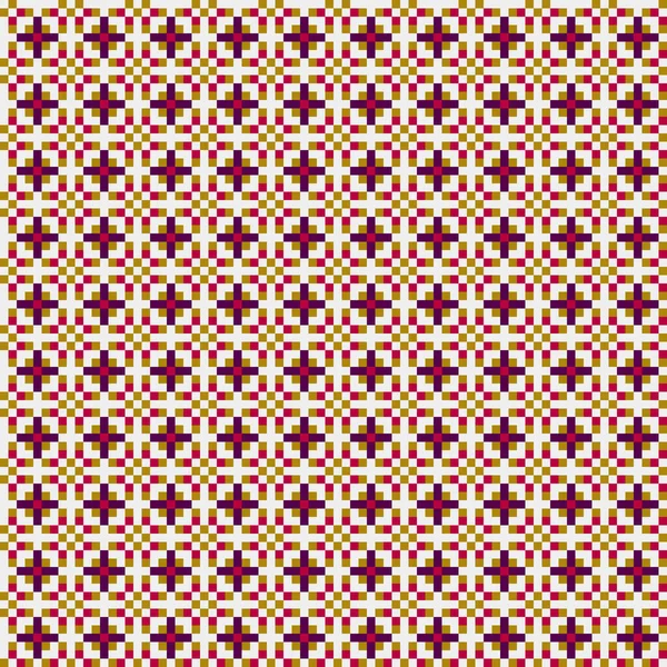 Ilustrasi Seni Komputasi Generatif Pola Geometris Abstrak Imitasi Potongan Warna - Stok Vektor
