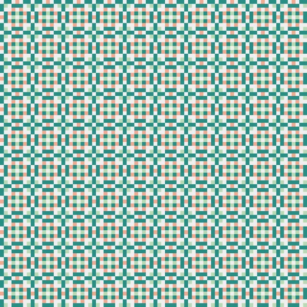 Abstrakte Geometrische Muster Generative Computergrafik Illustration Imitation Von Fliesen Farbteile — Stockvektor