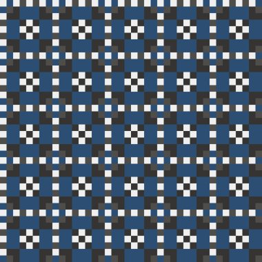 Soyut çapraz desenli üretken hesaplama sanatı çizimi