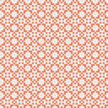 Soyut geometrik desen üretken hesaplama sanatı illüstrasyonu, fayans renk parçalarının taklidi