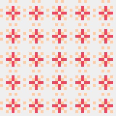 Soyut çapraz desenli üretken hesaplama sanatı çizimi