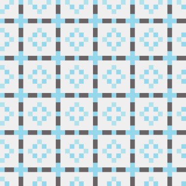 Soyut çapraz desenli üretken hesaplama sanatı çizimi