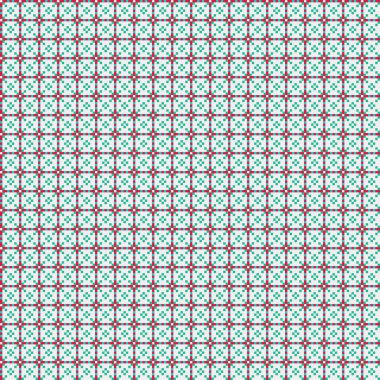 Soyut çapraz desenli üretken hesaplama sanatı çizimi