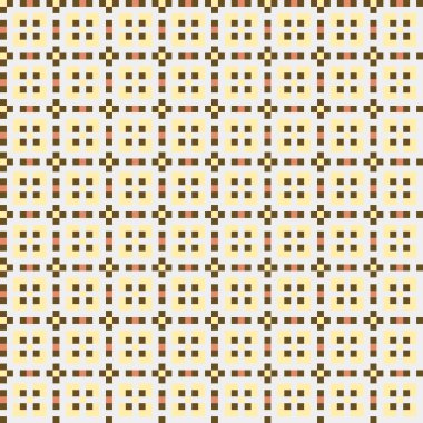 Soyut geometrik desen üretken hesaplama sanatı illüstrasyonu, fayans renk parçalarının taklidi