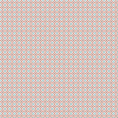 Soyut geometrik desen üretken hesaplama sanatı illüstrasyonu, fayans renk parçalarının taklidi