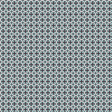 Soyut geometrik desen üretken hesaplama sanatı illüstrasyonu, fayans renk parçalarının taklidi