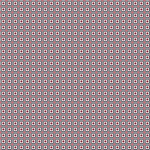 Abstrakte Geometrische Muster Generative Computergrafik Illustration Imitation Von Fliesen Farbteile — Stockvektor