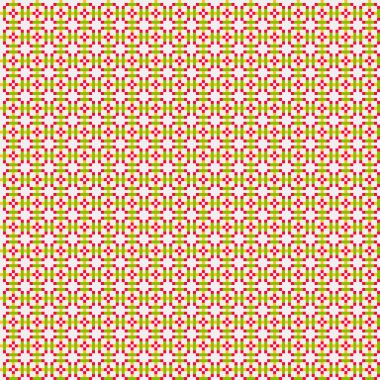 Soyut geometrik desen üretken hesaplama sanatı illüstrasyonu, fayans renk parçalarının taklidi