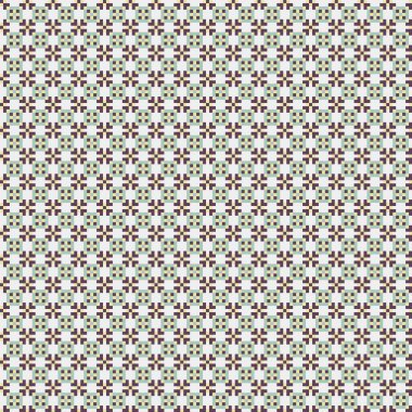 Soyut geometrik desen üretken hesaplama sanatı illüstrasyonu, fayans renk parçalarının taklidi