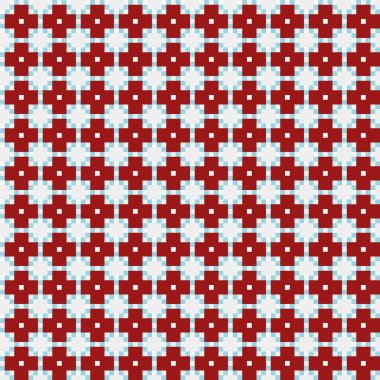 Soyut geometrik desen üretken hesaplama sanatı illüstrasyonu, fayans renk parçalarının taklidi