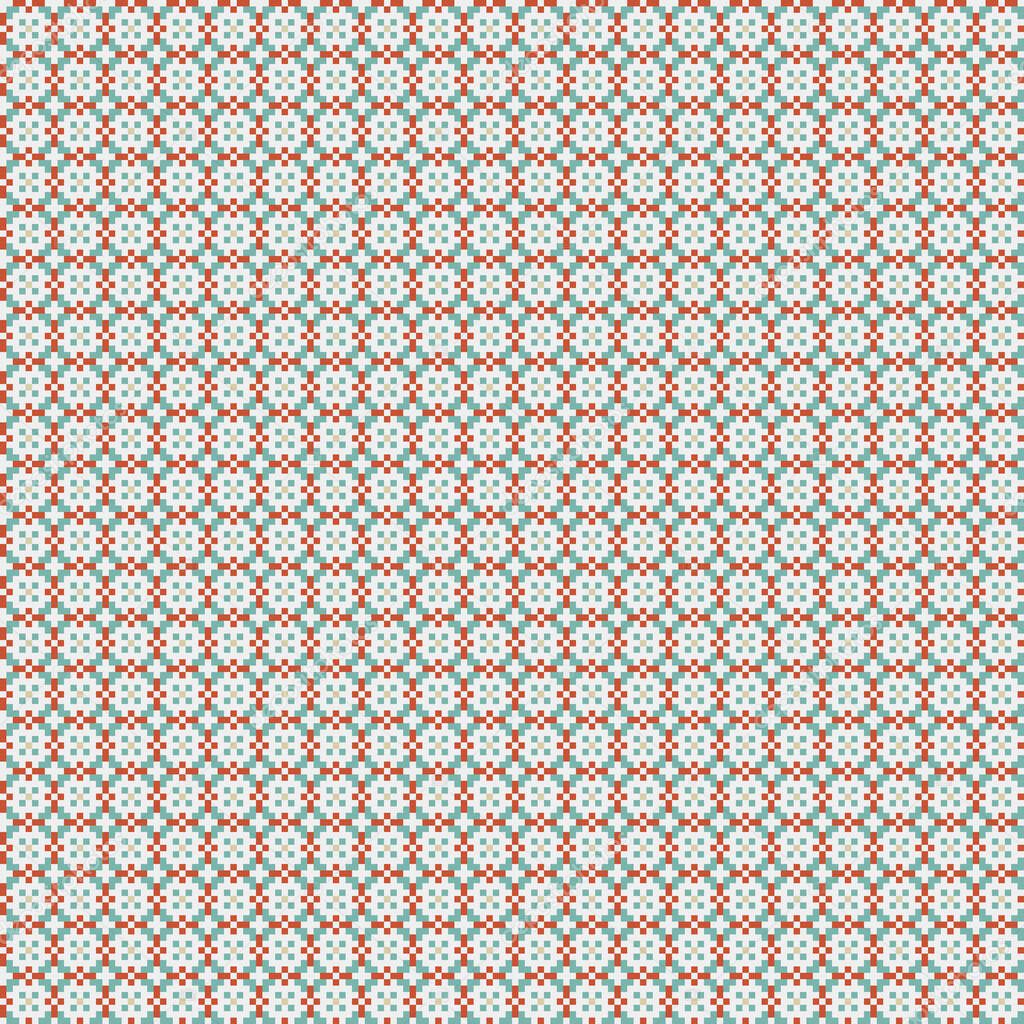 Abstract geometric pattern generative computational art illustration, imitation of tiles color pieces