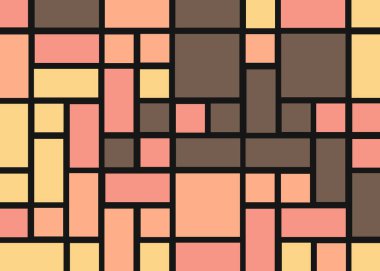 Dikdörtgenlerden oluşan vektör sanat arkaplanı 