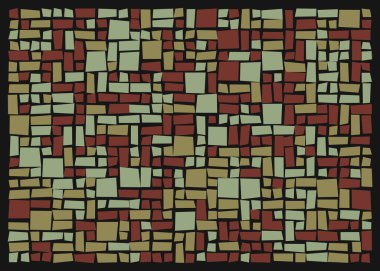 Dikdörtgenlerden oluşan vektör sanat arkaplanı 