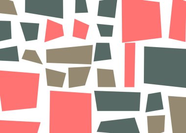 Dikdörtgenlerden oluşan vektör sanat arkaplanı 