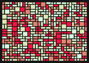 Dikdörtgenlerden oluşan vektör sanat arkaplanı 