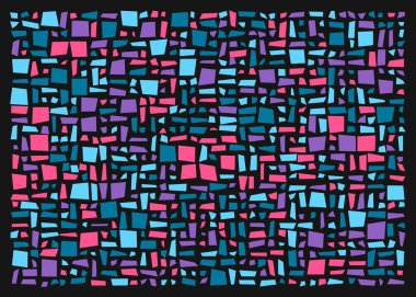 Dikdörtgenlerden oluşan vektör sanat arkaplanı 