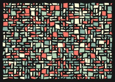 Dikdörtgenlerden oluşan vektör sanat arkaplanı 