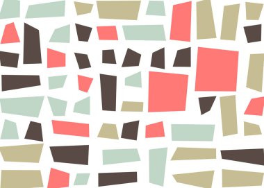 Dikdörtgenlerden oluşan vektör sanat arkaplanı 