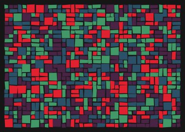 Dikdörtgenlerden oluşan vektör sanat arkaplanı 
