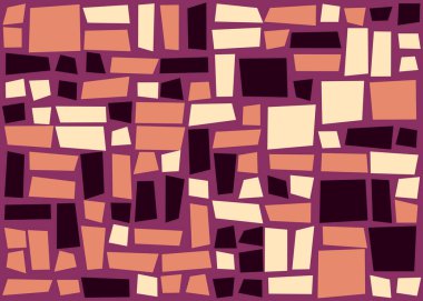 Dikdörtgenlerden oluşan vektör sanat arkaplanı 