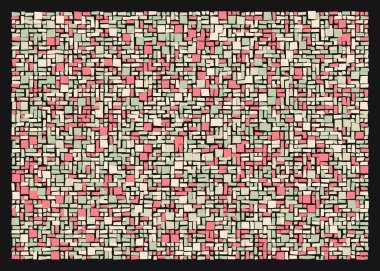 Dikdörtgenlerden oluşan vektör sanat arkaplanı 