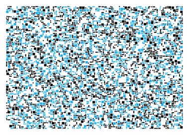 Dikdörtgenlerden oluşan vektör sanat arkaplanı 