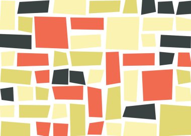 Dikdörtgenlerden oluşan vektör sanat arkaplanı 