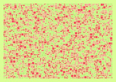 Dikdörtgenlerden oluşan soyut vektör sanat arkaplanı 