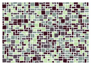 Dikdörtgenlerden oluşan soyut vektör sanat arkaplanı 