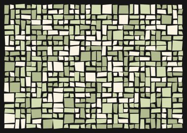 Dikdörtgenlerden oluşan soyut vektör sanat arkaplanı 