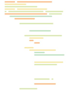 Ekranda soyut Kod, vektör illüstrasyonu, düz çizgi çizgi kodlama çizgileri simülasyonu