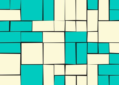 Dikdörtgenlerden oluşan soyut vektör sanat arkaplanı 