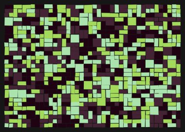 Dikdörtgenlerden oluşan soyut vektör sanat arkaplanı 