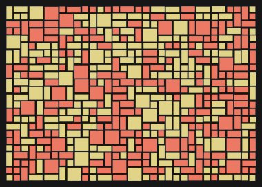 Dikdörtgenlerden oluşan soyut vektör sanat arkaplanı 