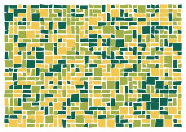 Dikdörtgenlerden oluşan soyut vektör sanat arkaplanı 