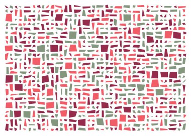 Dikdörtgenlerden oluşan soyut vektör sanat arkaplanı 