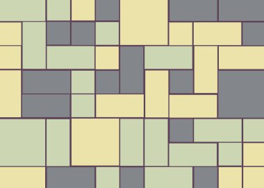 Dikdörtgenlerden oluşan soyut vektör sanat arkaplanı 