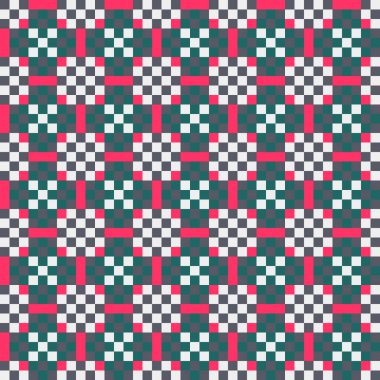 Soyut Çapraz Desen Vektör Sanatı Çizimi