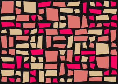 Dikdörtgenlerden oluşan soyut vektör sanat arkaplanı 