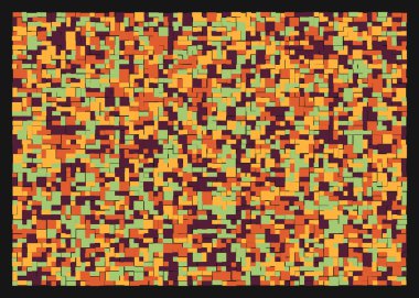 Dikdörtgenlerden oluşan soyut vektör sanat arkaplanı 