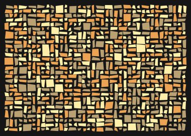 Dikdörtgenlerden oluşan soyut vektör sanat arkaplanı 