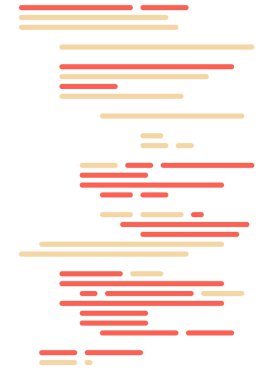 Ekranda soyut Kod, vektör illüstrasyonu, düz çizgi çizgi kodlama çizgileri simülasyonu